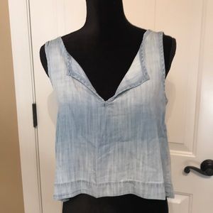 Anthropologie Cloth & Stone Jean Crop Top